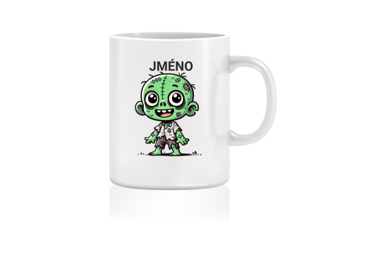 Hrnek zombie - s vlastním jménem