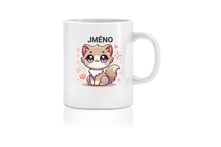 Hrnek kočka - s vlastním jménem
