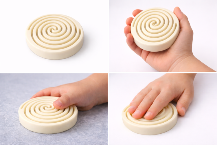 Hmatový disk - Spirála