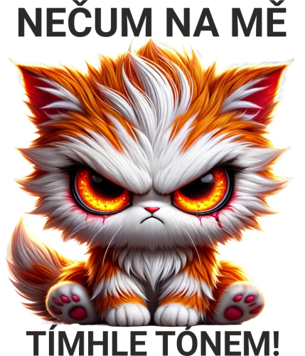 Hrnek kočka - Nečum na mě tímhle tónem