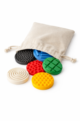 Sada hmatových disků (6 ks) - Základní tvary