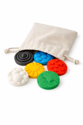 Sada hmatových disků (6 ks) - Pokročilé tvary