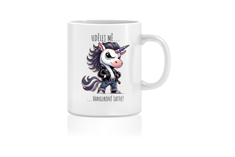 Hrnek jednorožec - Udělej mě ... Vanilkové latte