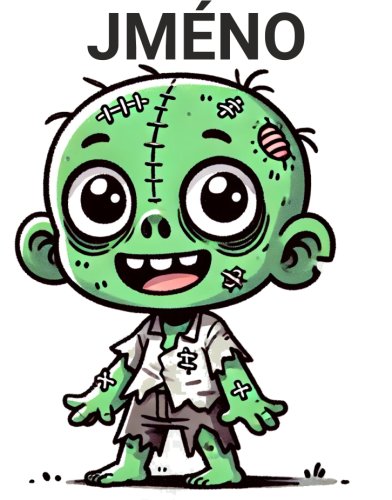 Hrnek zombie - s vlastním jménem