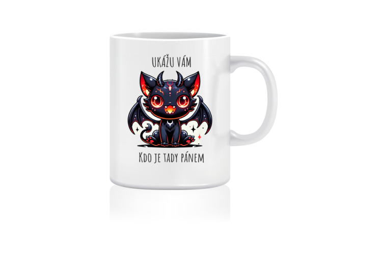 Hrnek kočka - Ukážu vám, kdo je tady pánem