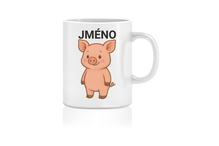 Hrnek prasátko - s vlastním jménem